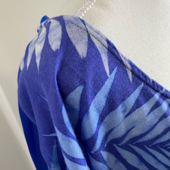 Candy Couture Plus Tropical Summer Vacation Beach Light Sheer Top-Sz-2X - Picture 7 of 16